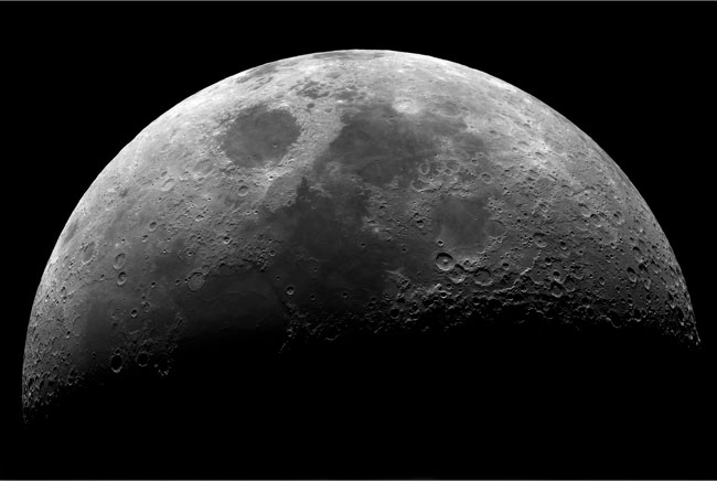 Fotomurales vinilos superficie luna